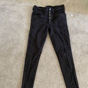American eagle black high waisted jeans